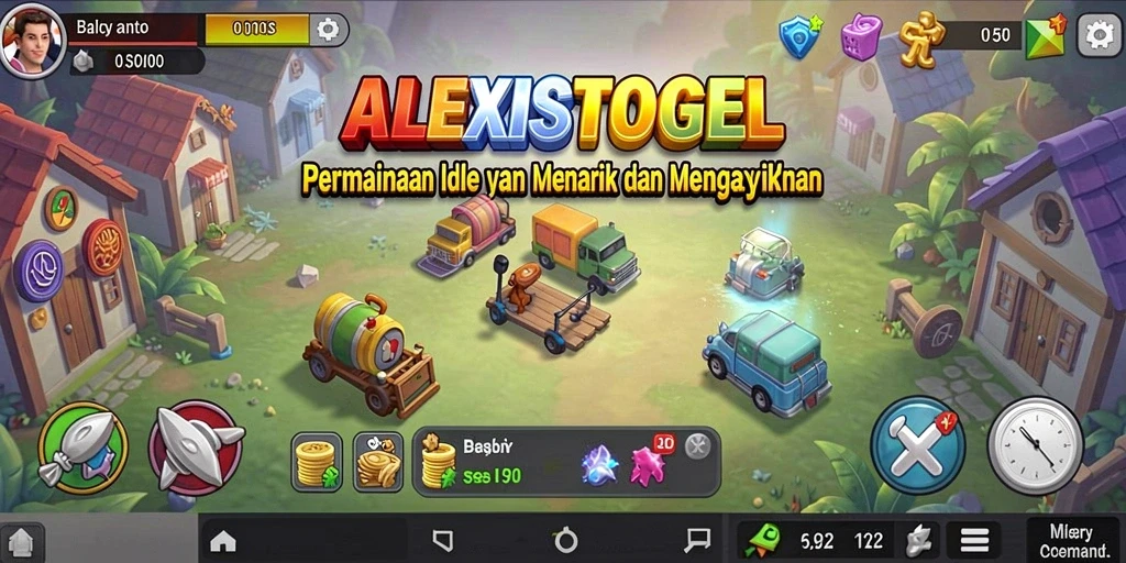 Tampilan menarik saat bermain ALEXISTOGEL dalam mode Idle.