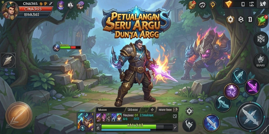Tampilan gameplay menarik dari CINA365 dalam dunia ARPG.