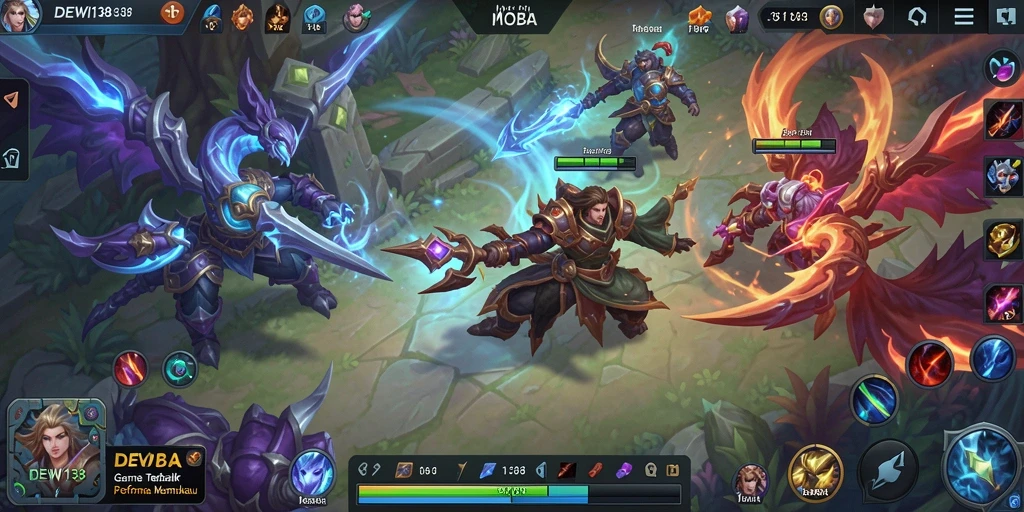 Gameplay seru di <strong>DEWI138</strong> dengan pertarungan antar karakter.