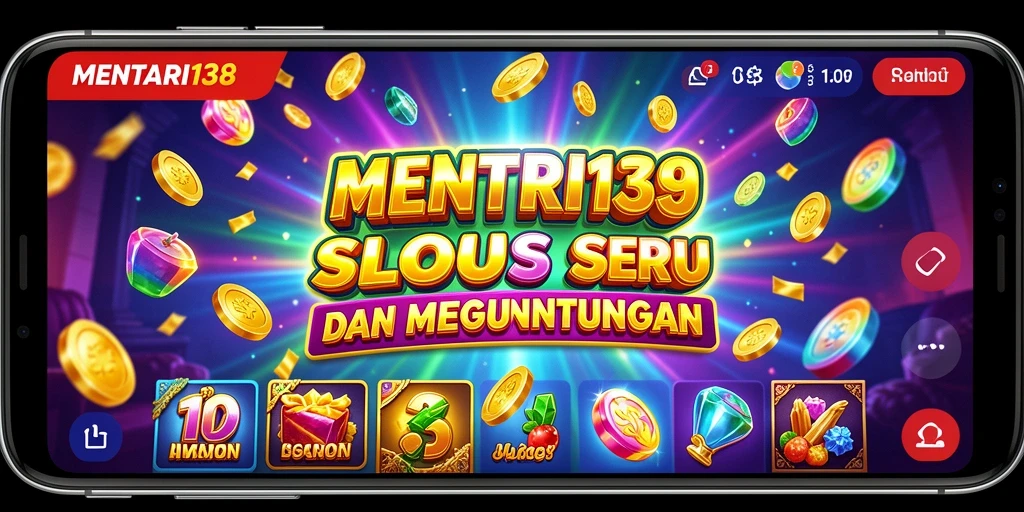 Screenshot gameplay slot MENTARI138 yang penuh warna.