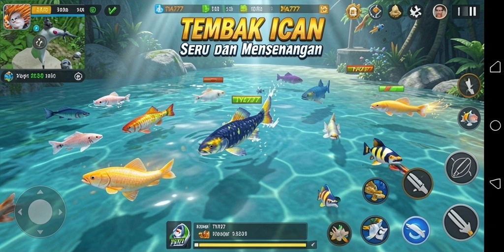 Gameplay seru TYA777 dengan grafis menakjubkan.